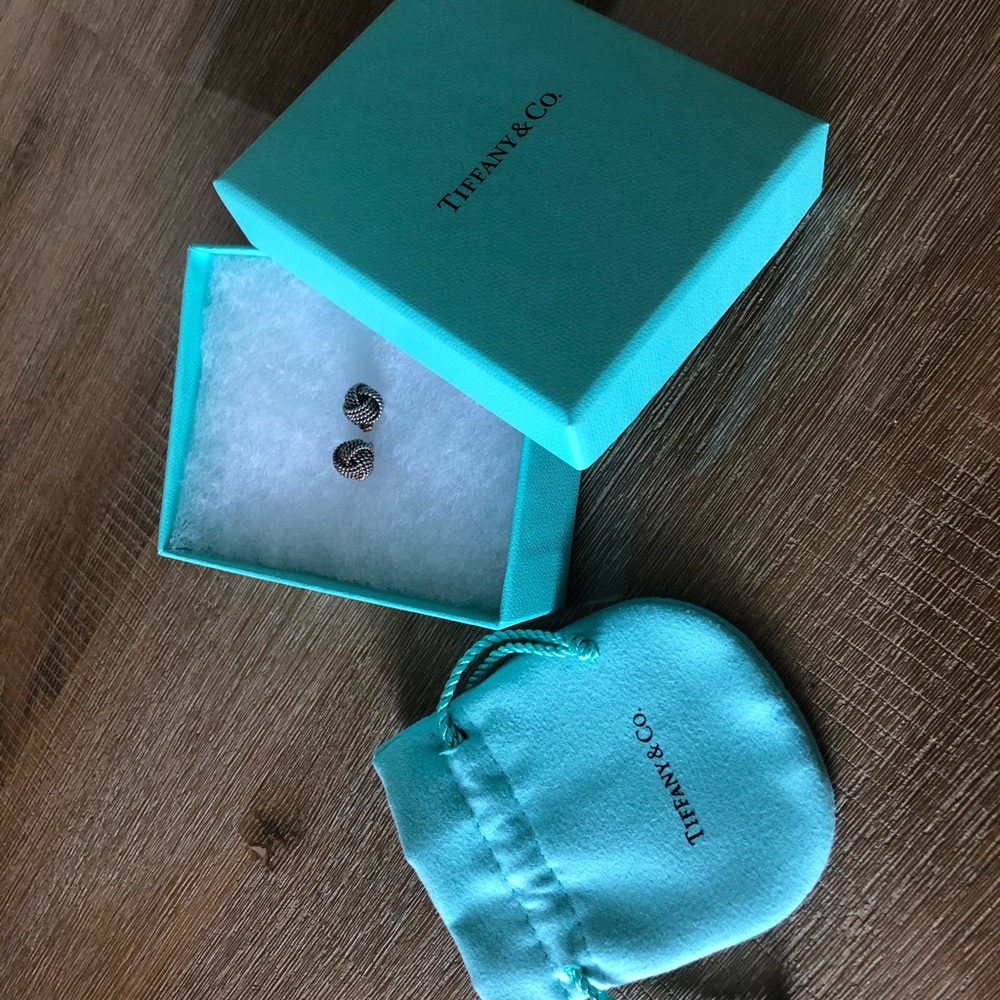 Tiffany & Co. Silver Knot Earrings